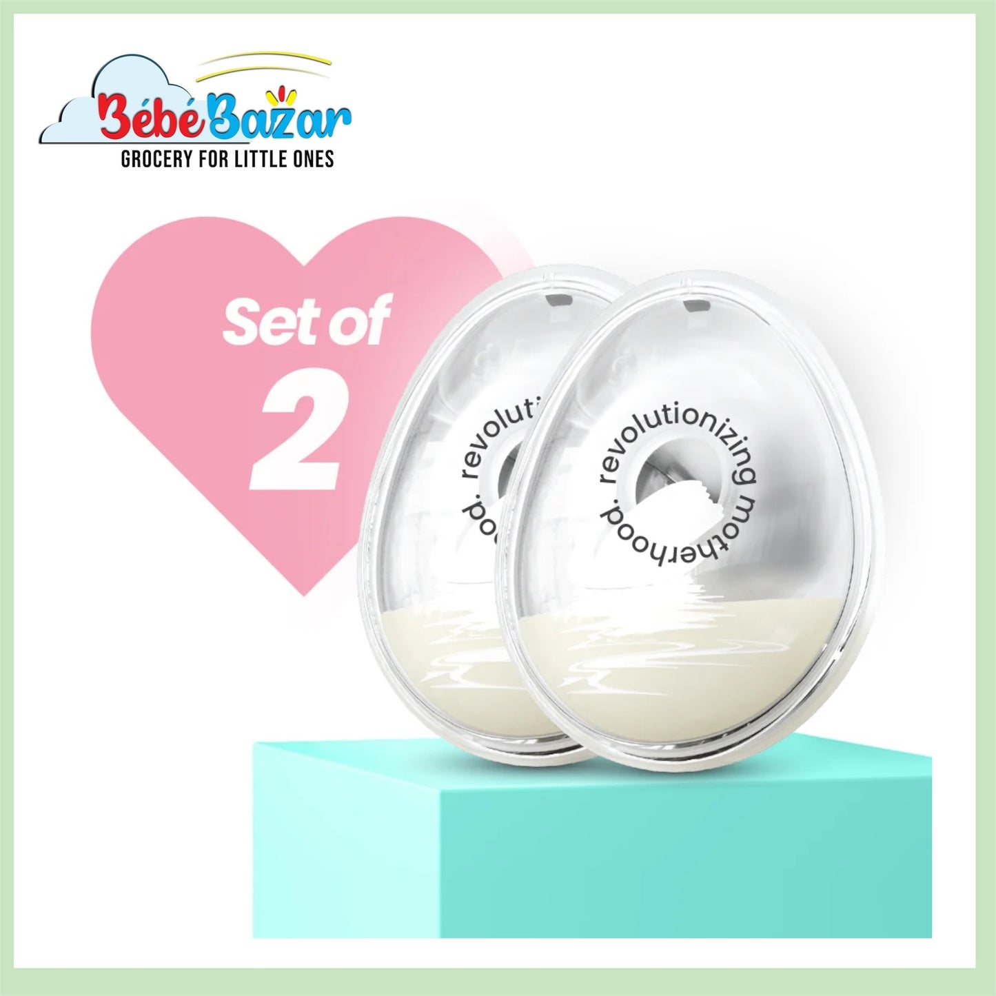 Breast Milk Collector Cups | Set of 2