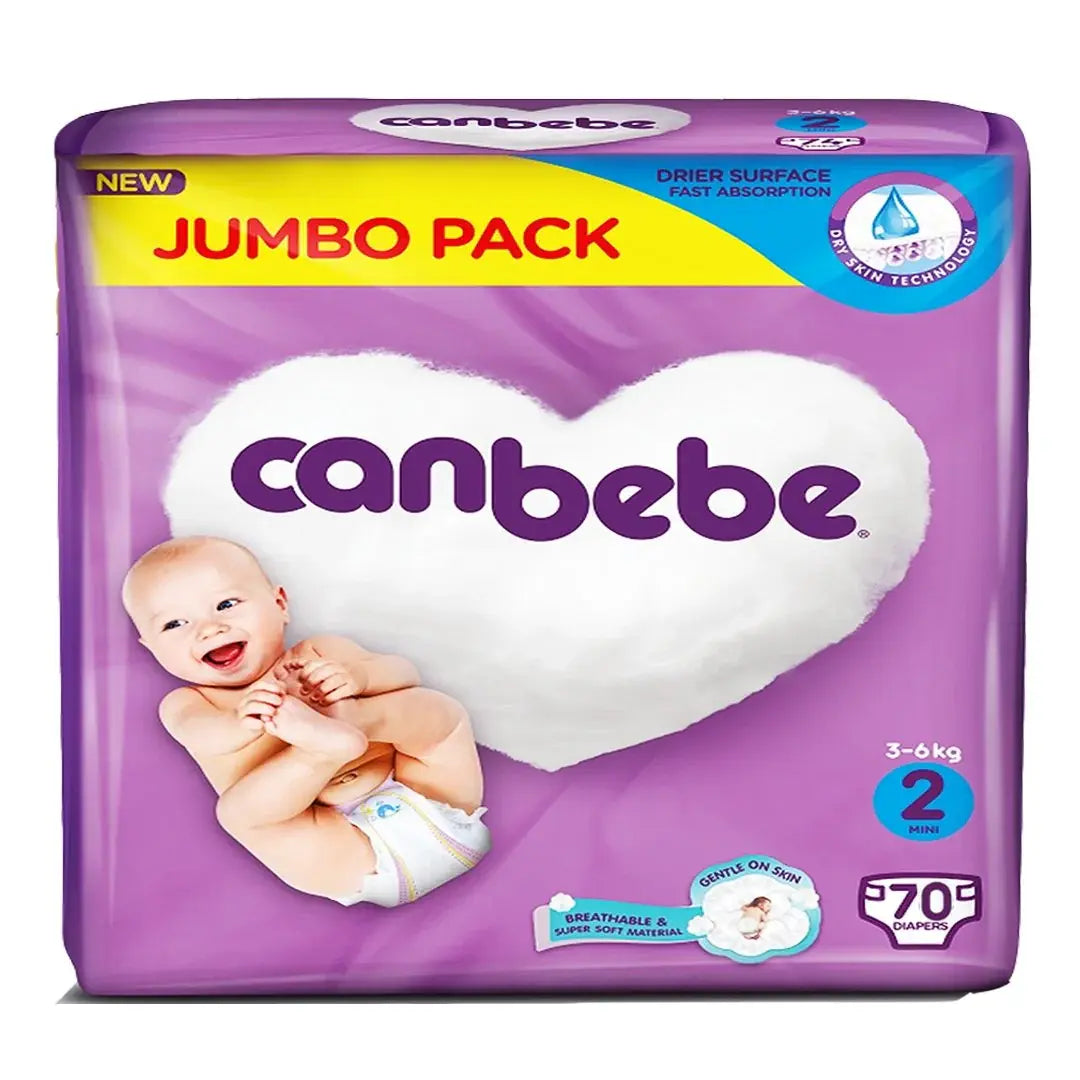 Canbebe Size 2 Small Diapers Jumbo Pack 70 pcs