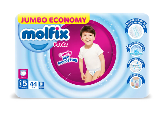 Molfix Size 5 XL Diaper Pants Jumbo Pack 44 Pcs