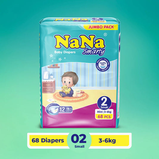 Nana Smarty Size 2 Small Jumbo Pack 68 pcs