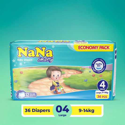 Nana Smarty Size 4 Large Economy Pack 36 Pcs