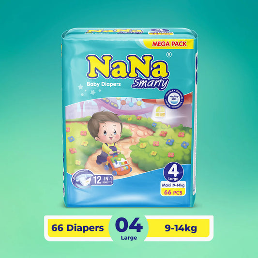Nana Smarty Size 4 Large Mega Pack 66 Pcs
