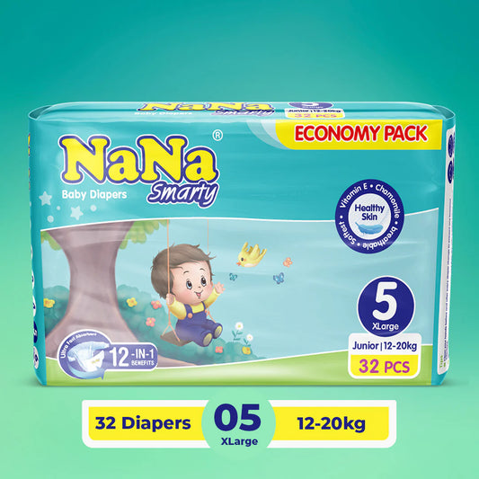 Nana Smarty Size 5 XL Economy Pack 32 Pcs