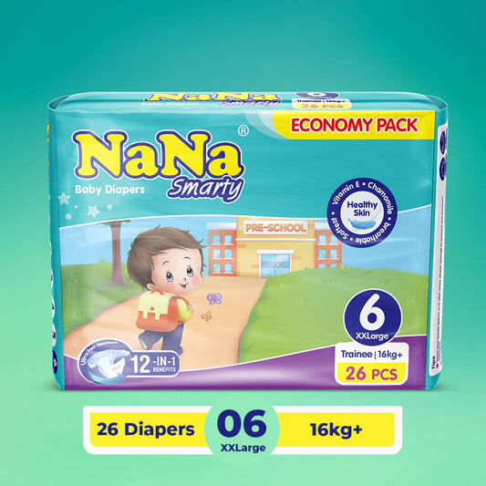 Nana Smarty Size 6 XXL Economy Pack 26 Pcs