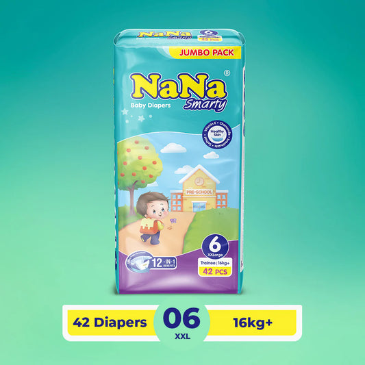 Nana Smarty Size 6 XXL Jumbo Pack 42 Pcs