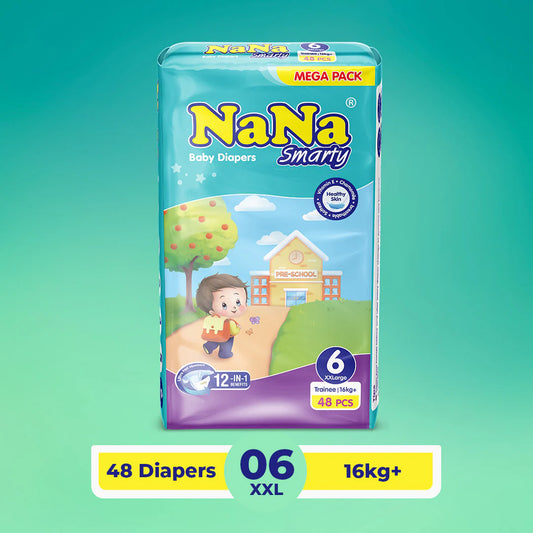 Nana Smarty Diapers Size 6 XXL Mega Pack 48 Pcs