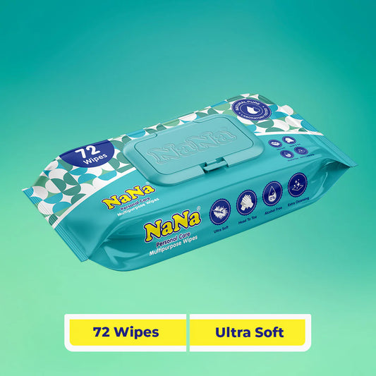Nana Multi Purpose Wipes 72 Pcs