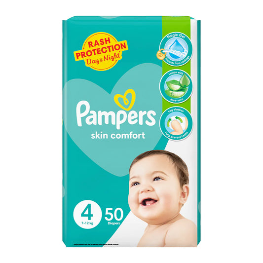 Pampers Size 4 Diapers Large 50 Pcs
