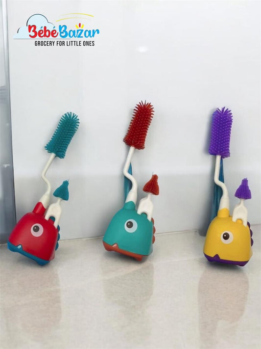 Rotating Feeder Brush Silicon in beautiful colors