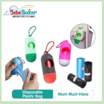 Baby Diaper Portable Dispenser | Waste Disposal Bag